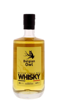 whisky belge Belgian Owl 36 mois Identité vieilli en fut de bourbon
