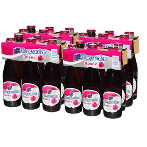 Casier hoegaarden Rosée 24x25 cl bouteilles consignées