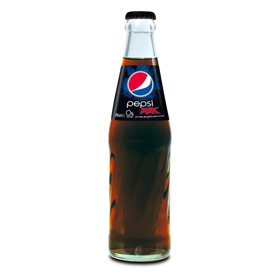 Casier Pepsi Max en bouteilles consignées 24x20cl
